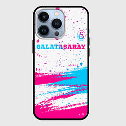 Чехол iPhone 13 Pro Galatasaray neon gradient style посередине