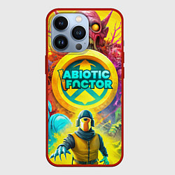 Чехол для iPhone 13 Pro Abiotic Factor персонажи и монстры, цвет: 3D-красный