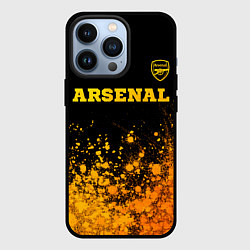 Чехол iPhone 13 Pro Arsenal - gold gradient посередине