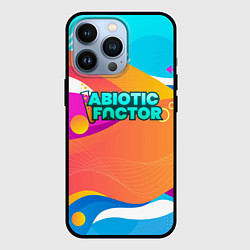 Чехол iPhone 13 Pro Abiotic Factor цветное безумие