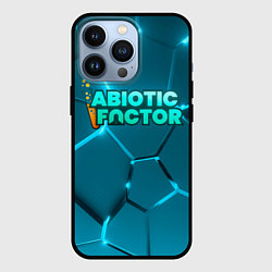 Чехол для iPhone 13 Pro Abiotic Factor logo neon, цвет: 3D-черный