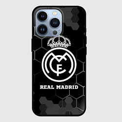 Чехол iPhone 13 Pro Real Madrid sport на темном фоне