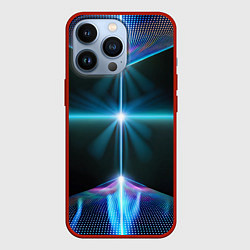 Чехол для iPhone 13 Pro Фантастический портал в космос, цвет: 3D-красный