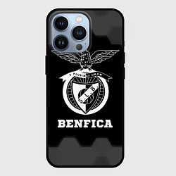 Чехол iPhone 13 Pro Benfica sport на темном фоне