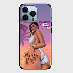 Чехол для iPhone 13 Pro Девушка в купальнике из Gta 6, цвет: 3D-черный