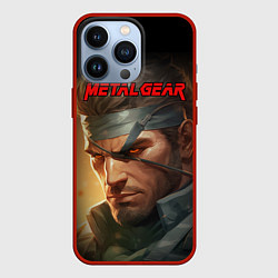 Чехол для iPhone 13 Pro Веном Снейк из игры Metal gear, цвет: 3D-красный