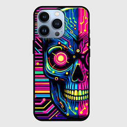 Чехол для iPhone 13 Pro Pop art skull - ai art, цвет: 3D-черный