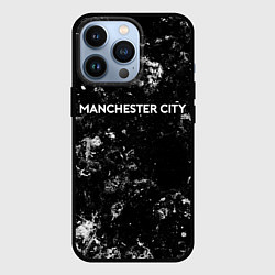 Чехол для iPhone 13 Pro Manchester City black ice, цвет: 3D-черный