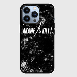 Чехол для iPhone 13 Pro Akame ga Kill black ice, цвет: 3D-черный
