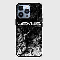 Чехол iPhone 13 Pro Lexus black graphite