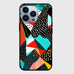 Чехол iPhone 13 Pro Abstract patchwork - ai art
