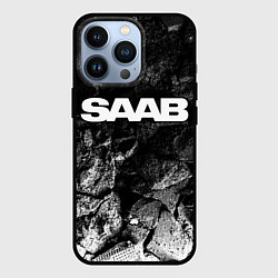 Чехол iPhone 13 Pro Saab black graphite