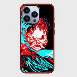 Чехол для iPhone 13 Pro Samurai steel game, цвет: 3D-красный