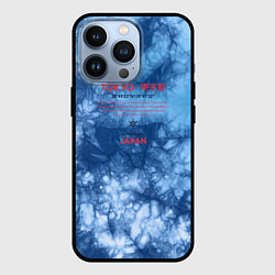 Чехол iPhone 13 Pro Tokyo: tie-dye blue