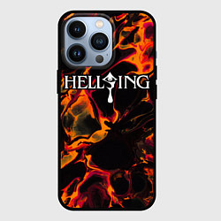 Чехол iPhone 13 Pro Hellsing red lava