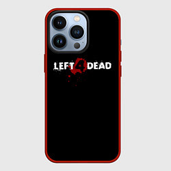 Чехол для iPhone 13 Pro Left 4 Dead logo, цвет: 3D-красный