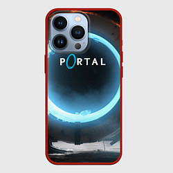 Чехол для iPhone 13 Pro Portal logo game, цвет: 3D-красный