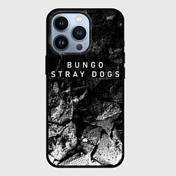 Чехол iPhone 13 Pro Bungo Stray Dogs black graphite