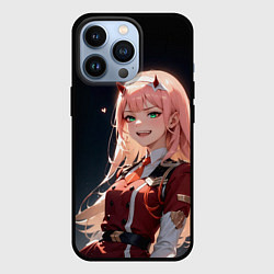 Чехол iPhone 13 Pro Милый во франксе - zero two