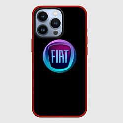 Чехол iPhone 13 Pro FIAT logo neon