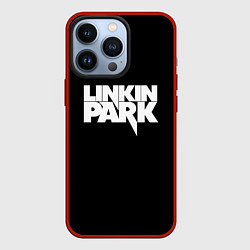 Чехол для iPhone 13 Pro Lnkin park logo white, цвет: 3D-красный