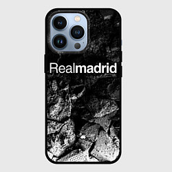 Чехол iPhone 13 Pro Real Madrid black graphite