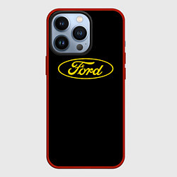 Чехол iPhone 13 Pro Ford logo yellow