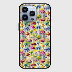 Чехол iPhone 13 Pro Грибной узор