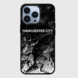 Чехол iPhone 13 Pro Manchester City black graphite