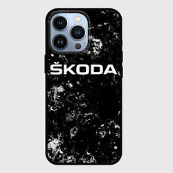 Чехол iPhone 13 Pro Skoda black ice