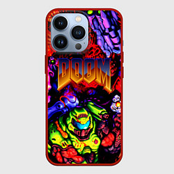 Чехол iPhone 13 Pro Doom game demons