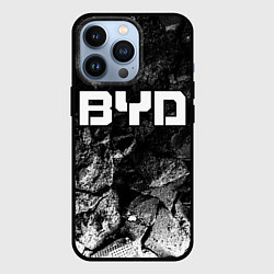 Чехол для iPhone 13 Pro BYD black graphite, цвет: 3D-черный