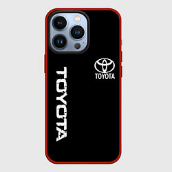 Чехол iPhone 13 Pro Toyota logo white steel