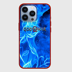 Чехол iPhone 13 Pro God of war neon flower