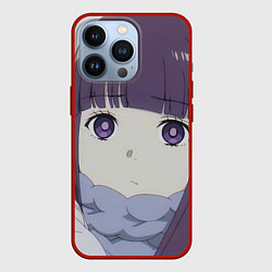 Чехол для iPhone 13 Pro Sousou no Frieren Ферн sad face, цвет: 3D-красный