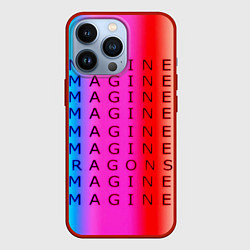 Чехол iPhone 13 Pro Imagine Dragons neon rock