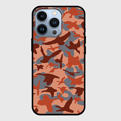 Чехол iPhone 13 Pro Камуфляж птицы