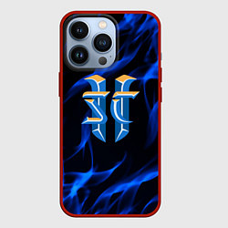 Чехол для iPhone 13 Pro Starcraft flame strategy, цвет: 3D-красный