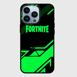 Чехол iPhone 13 Pro Fortnite geometry green