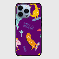Чехол для iPhone 13 Pro No rules, цвет: 3D-черный