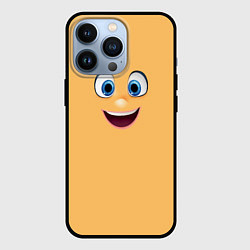 Чехол iPhone 13 Pro Эмоция радости - лицо крупное