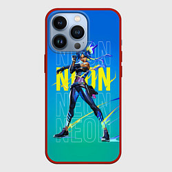 Чехол для iPhone 13 Pro Neon Valorant, цвет: 3D-красный
