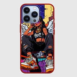 Чехол iPhone 13 Pro Городской ангел - urban style