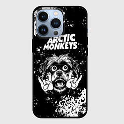 Чехол для iPhone 13 Pro Arctic Monkeys рок пес, цвет: 3D-черный