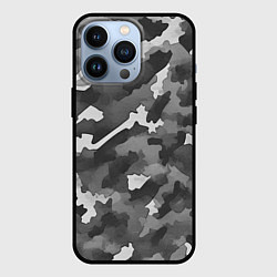 Чехол для iPhone 13 Pro Городской камуфляж внутренних войск, цвет: 3D-черный