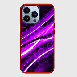 Чехол iPhone 13 Pro Неоновая броня текстура