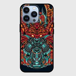 Чехол iPhone 13 Pro Киборг самурай