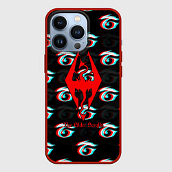 Чехол для iPhone 13 Pro The Elder Scrolls anime, цвет: 3D-красный