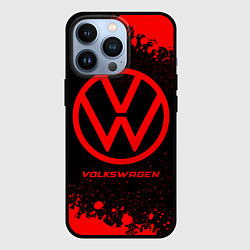 Чехол iPhone 13 Pro Volkswagen - red gradient
