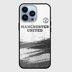 Чехол iPhone 13 Pro Manchester United - white gradient посередине